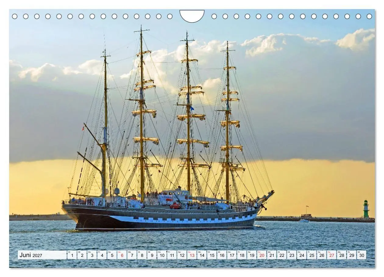 Bild: 9783569631311 | Die HANSE SAIL Das große Seglertreffen in Rostock (Wandkalender...
