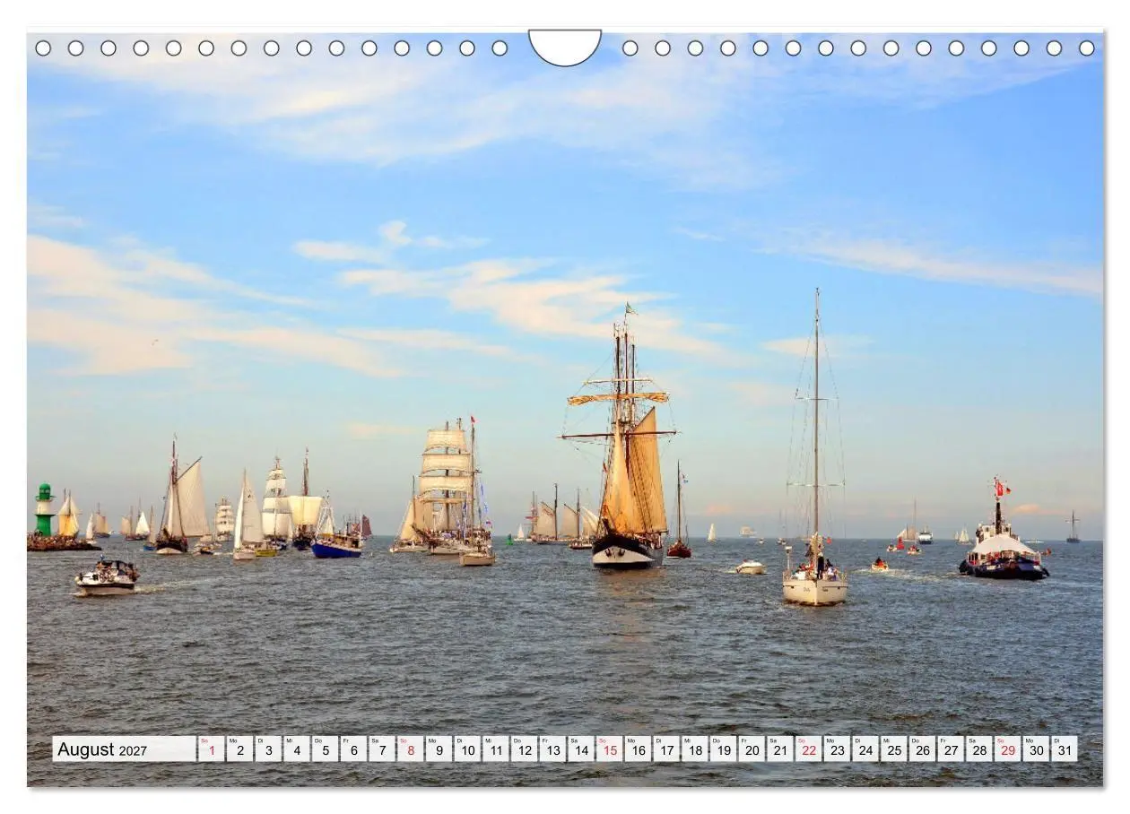 Bild: 9783569631311 | Die HANSE SAIL Das große Seglertreffen in Rostock (Wandkalender...
