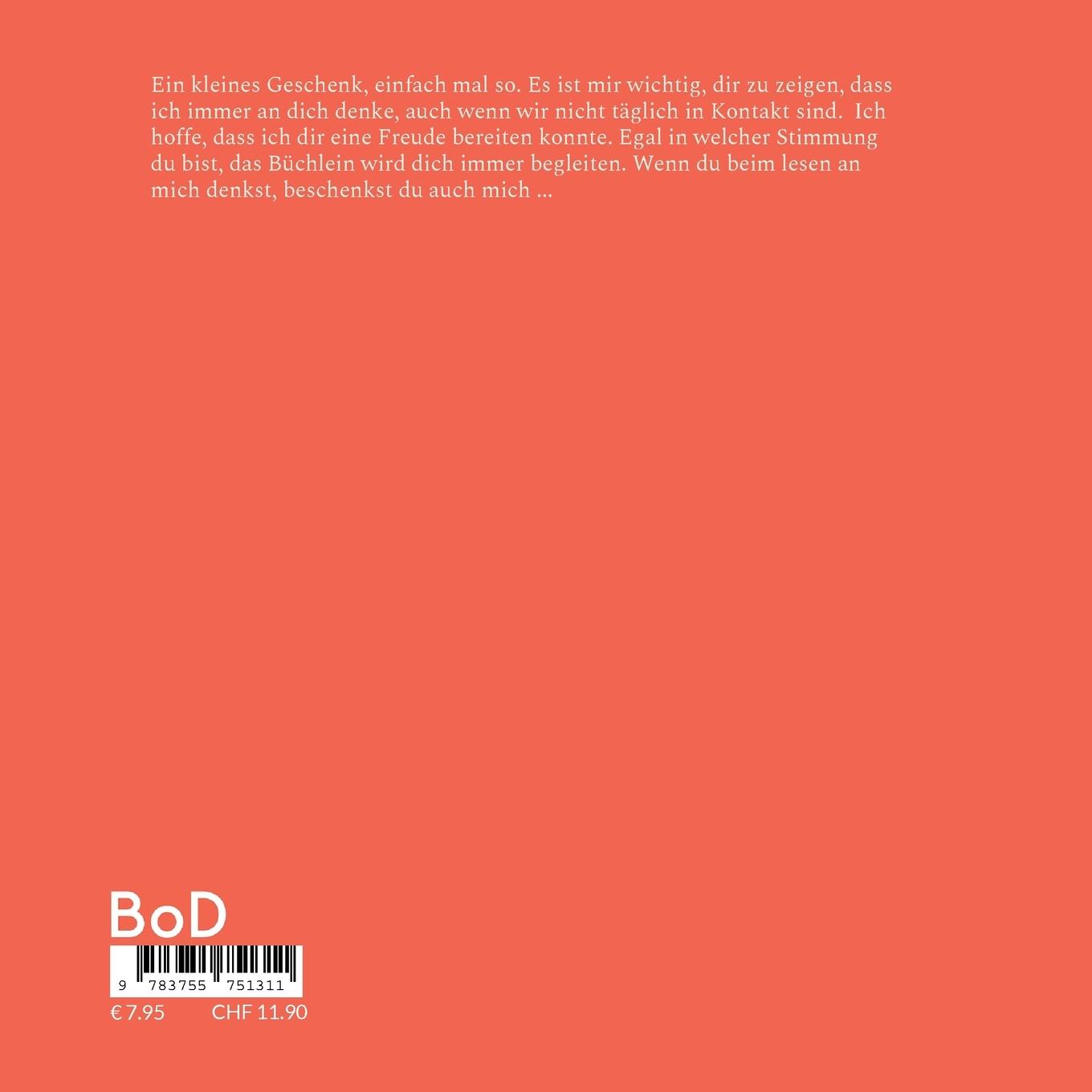 Rückseite: 9783755751311 | Für Dich | Ein kleines Geschenk | Peter Jürgen Stäb | Taschenbuch