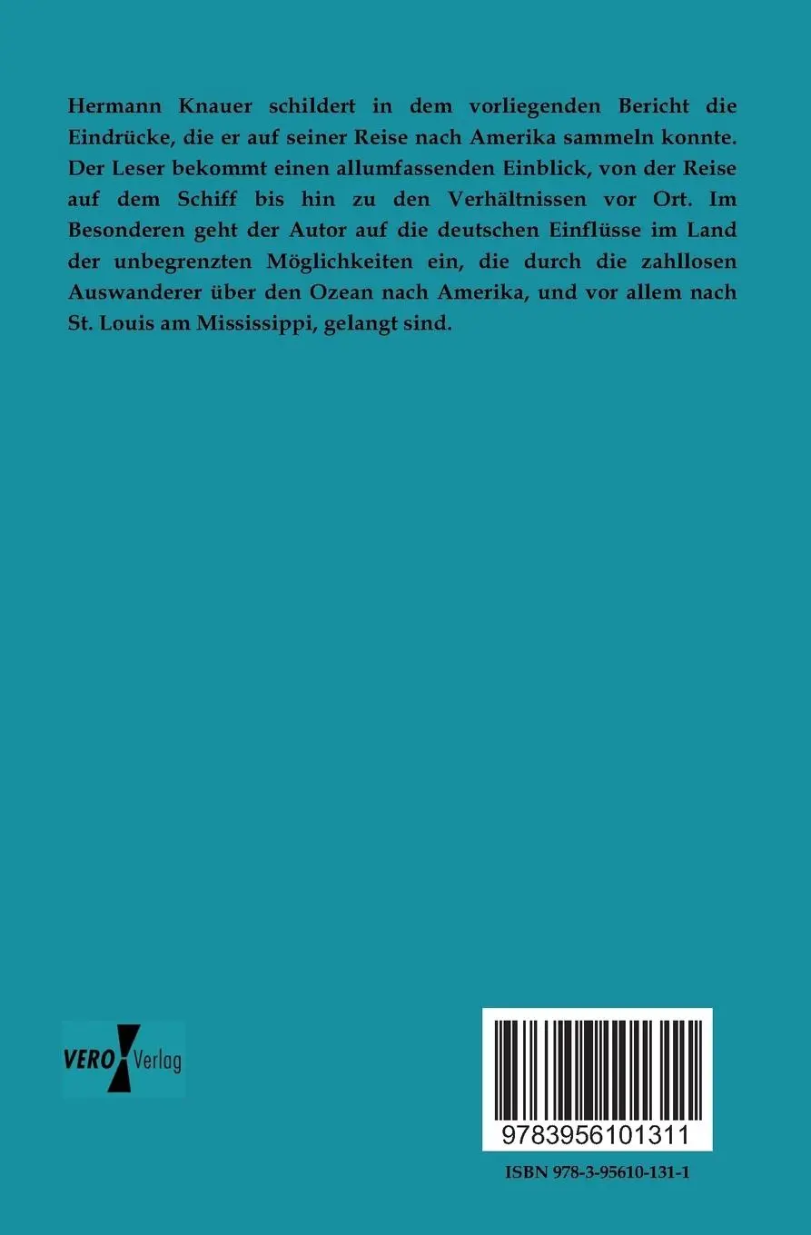 Rückseite: 9783956101311 | Deutschland am Mississippi | Neue Eindrücke und Erlebnisse (1904)