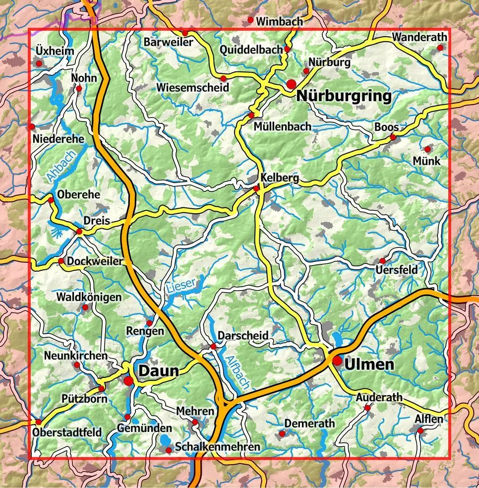 Bild: 9783960991311 | Eifelwandern 14 - Hohe Eifel (Süd), Vulkaneifel 1 : 25 000 | NaturNavi