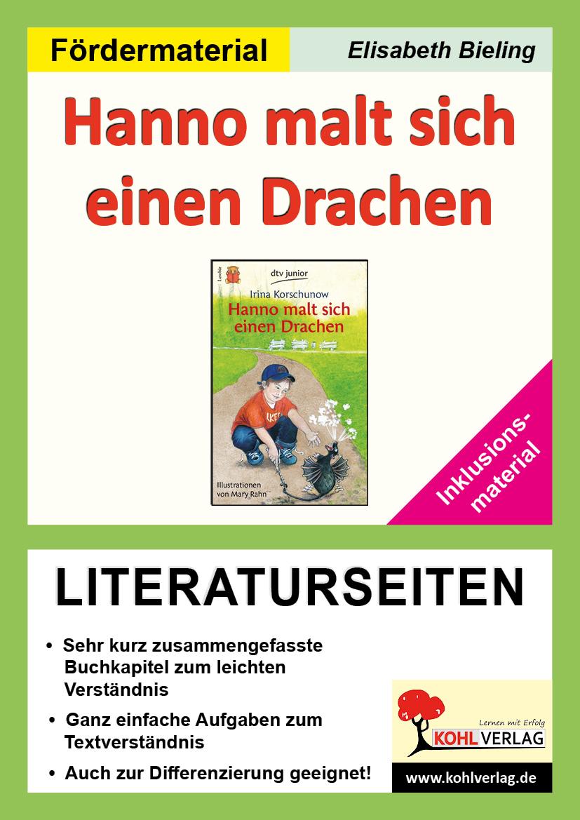 Cover: 9783966241311 | Hanno malt sich einen Drachen - Literaturseiten / Inklusionsmaterial