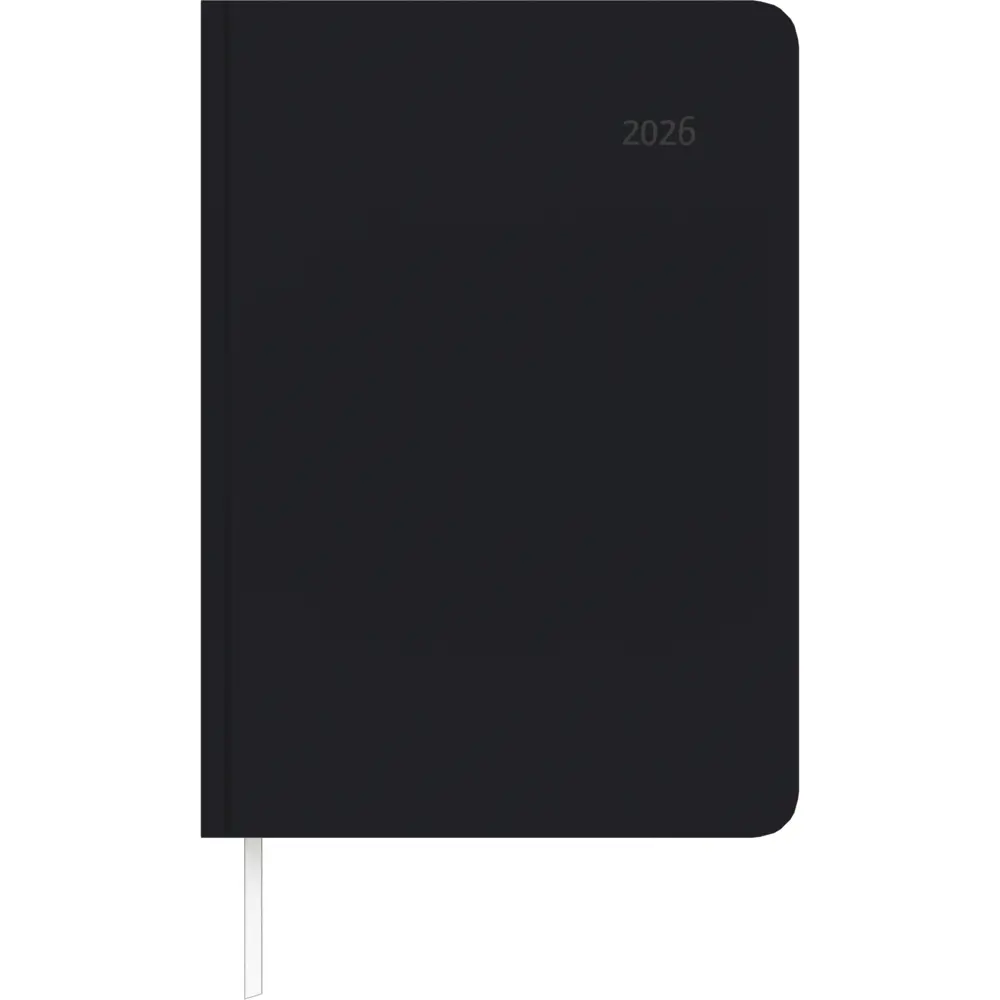 Cover: 4069095001411 | Buchkalender Tucson schwarz 2026 - mit Registerschnitt -...