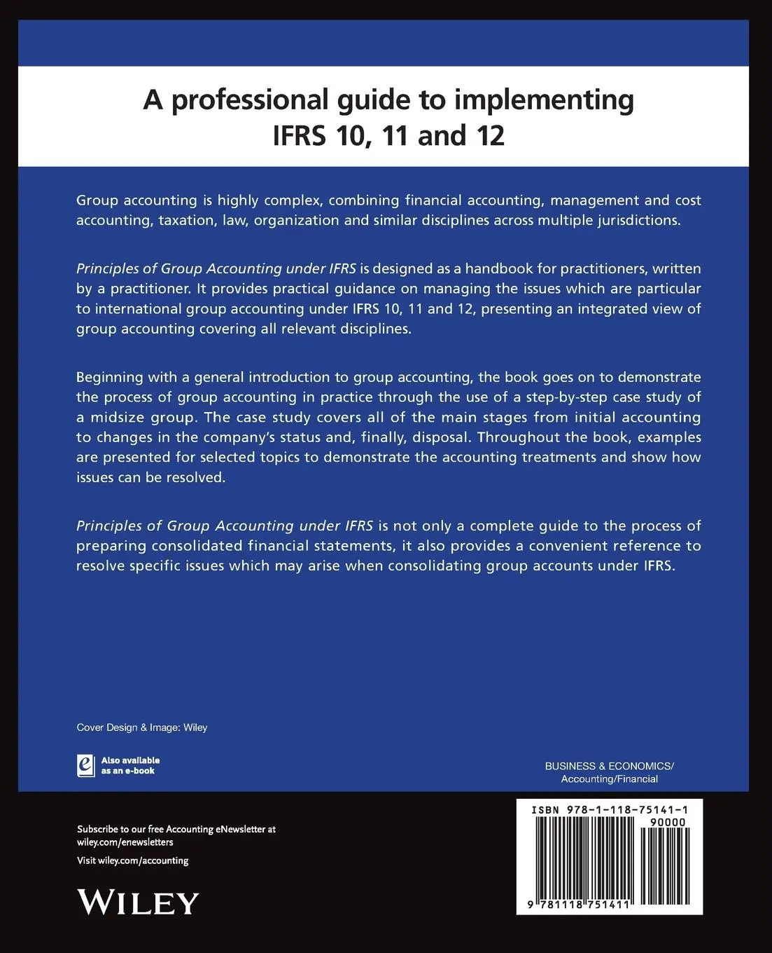 Rückseite: 9781118751411 | Principles of Group Accounting Under Ifrs | Andreas Krimpmann | Buch