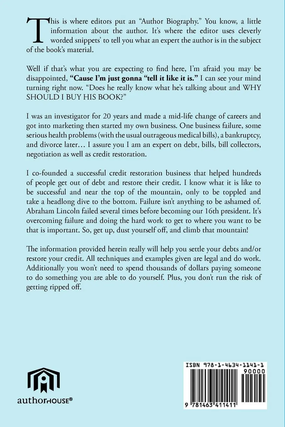 Rückseite: 9781463411411 | How to Negotiate and Settle Your Debts While Restoring Your Credit...