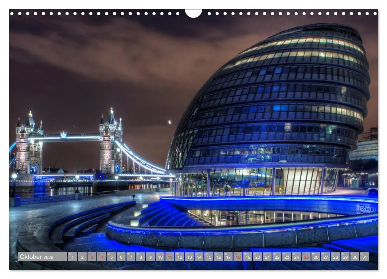 Bild: 9783457751411 | London Sehenswürdigkeiten (Wandkalender 2026 DIN A3 quer), CALVENDO...