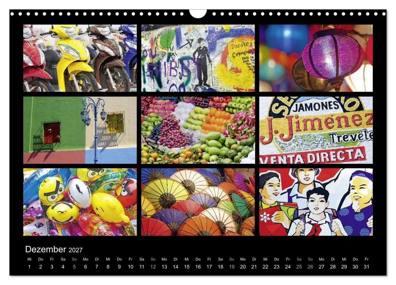 Bild: 9783594201411 | Colours (Wandkalender 2027 DIN A3 quer), CALVENDO Monatskalender