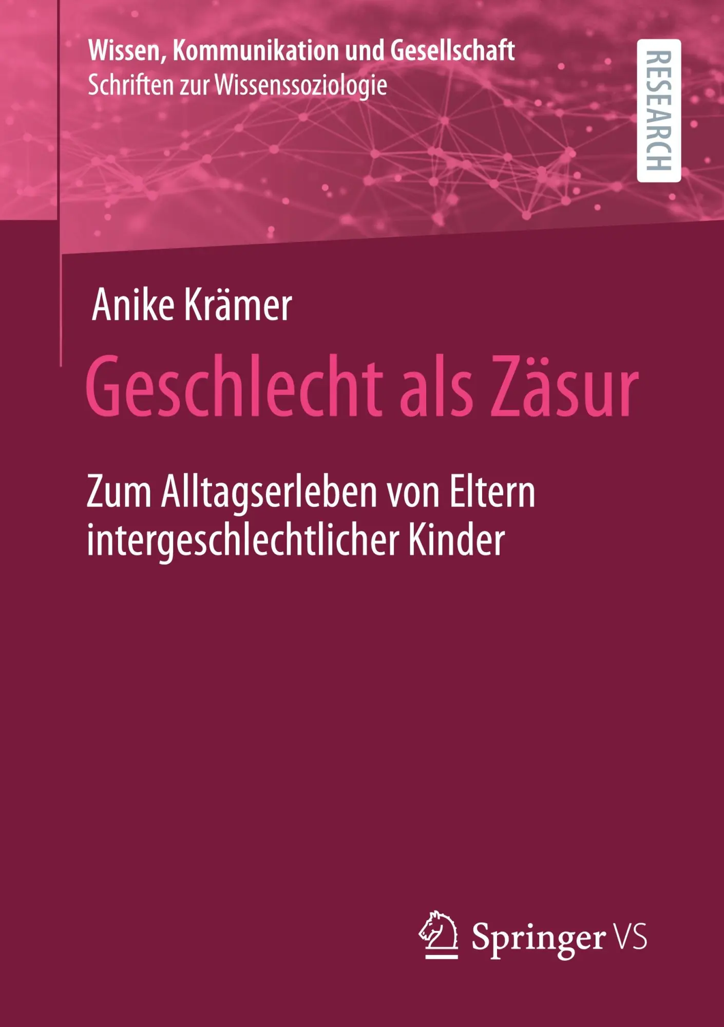 Cover: 9783658341411 | Geschlecht als Zäsur | Anike Krämer | Taschenbuch | Paperback | xi