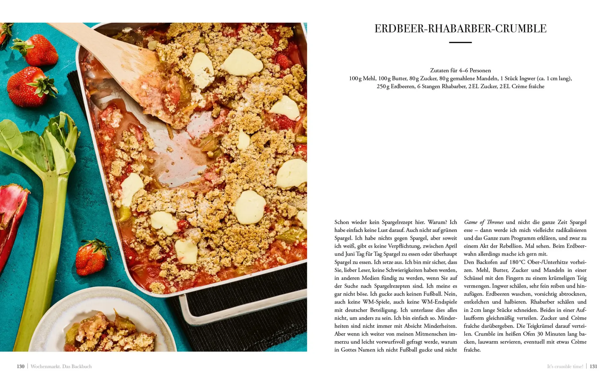 Bild: 9783742321411 | Wochenmarkt. Das Backbuch | Elisabeth Raether | Buch | Wochenmarkt