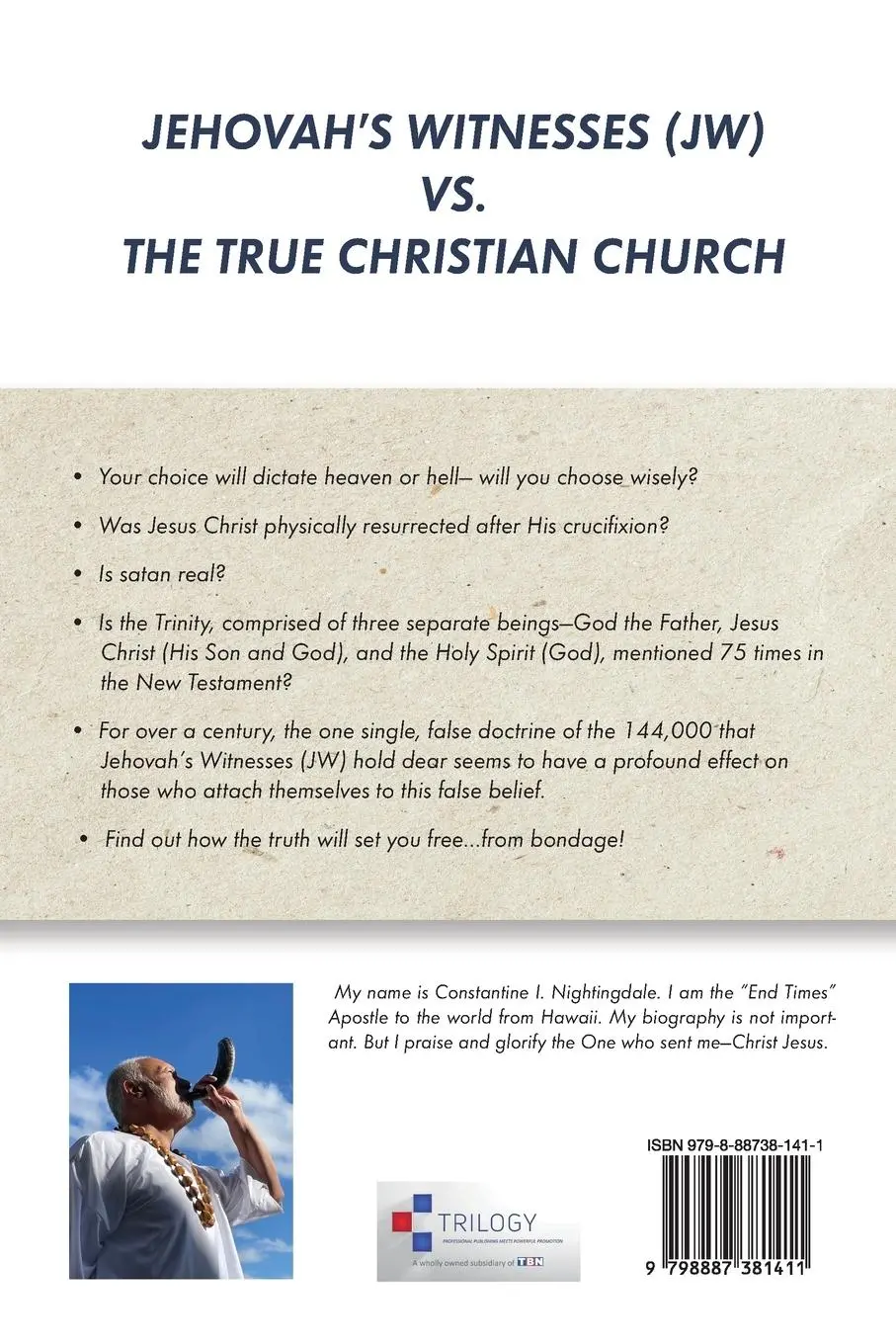 Rückseite: 9798887381411 | What It Means to Be a Jehovah's Witness | Constantine I. Nightingdale