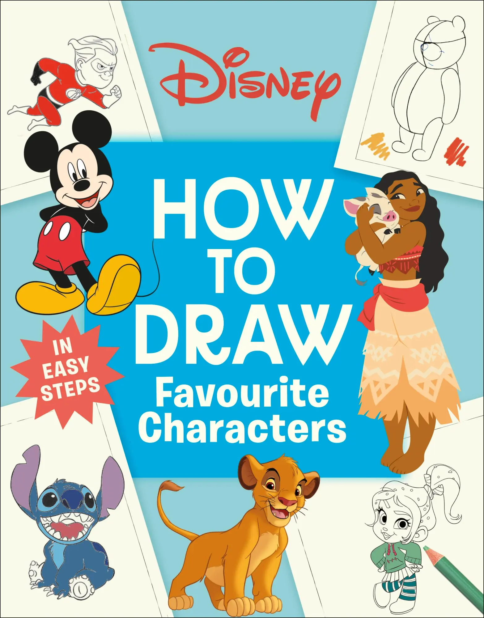 Cover: 9780241741511 | Disney How to Draw Favourite Characters | Dk | Taschenbuch | Englisch