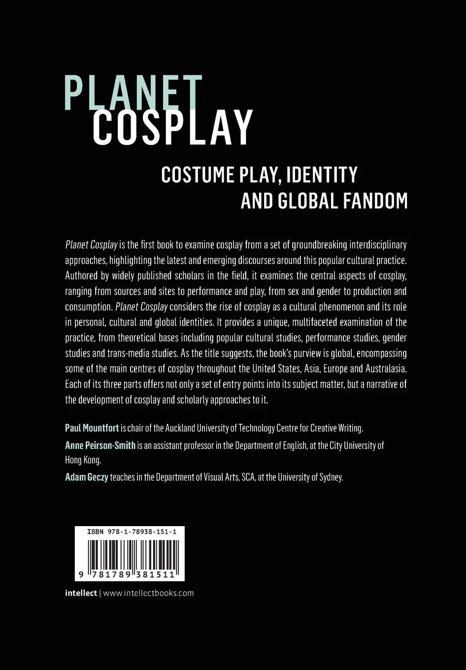 Rückseite: 9781789381511 | Planet Cosplay | Costume Play, Identity and Global Fandom | Buch