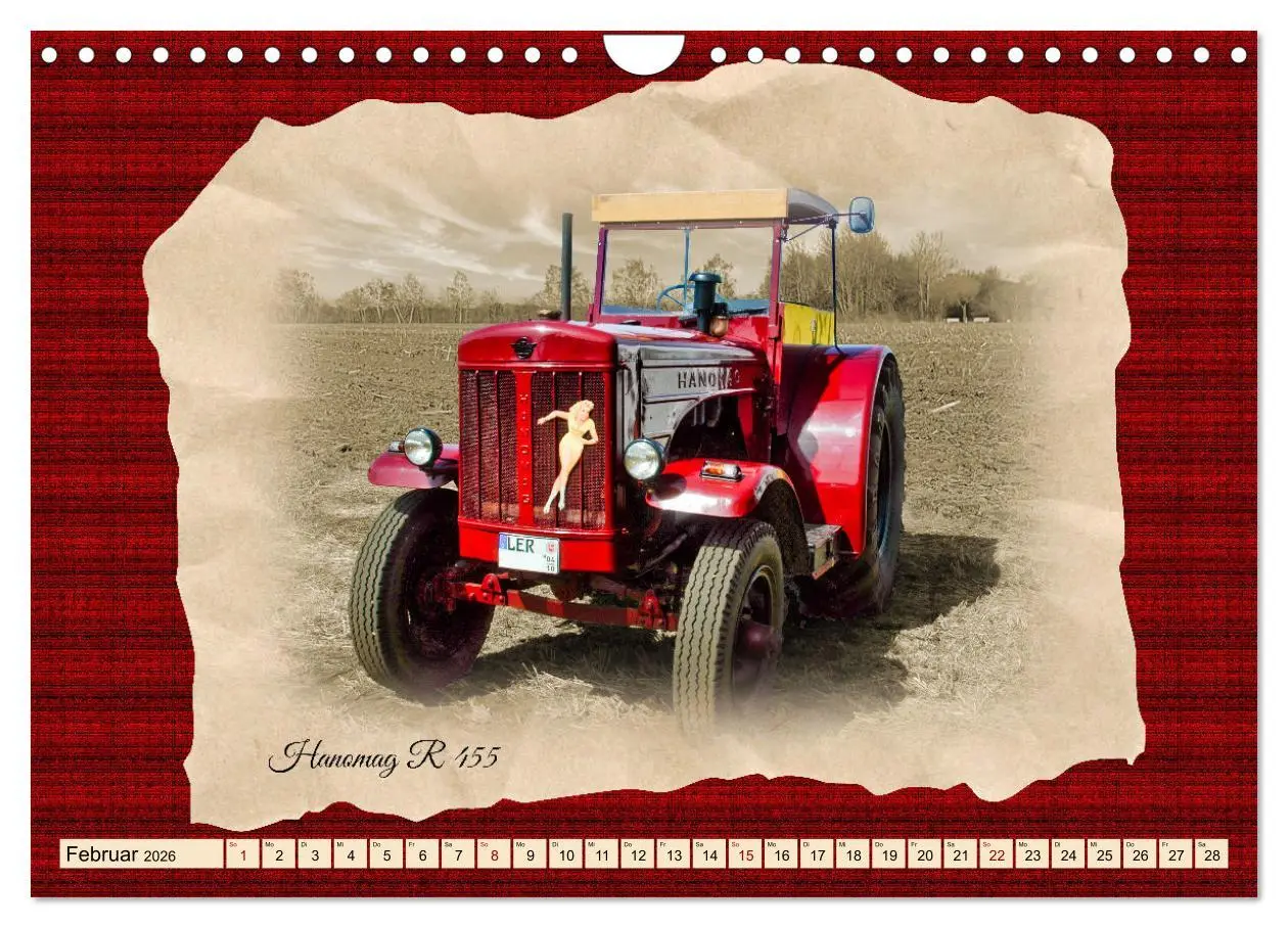 Bild: 9783457361511 | Hanomag Schlepper (Wandkalender 2026 DIN A4 quer), CALVENDO...