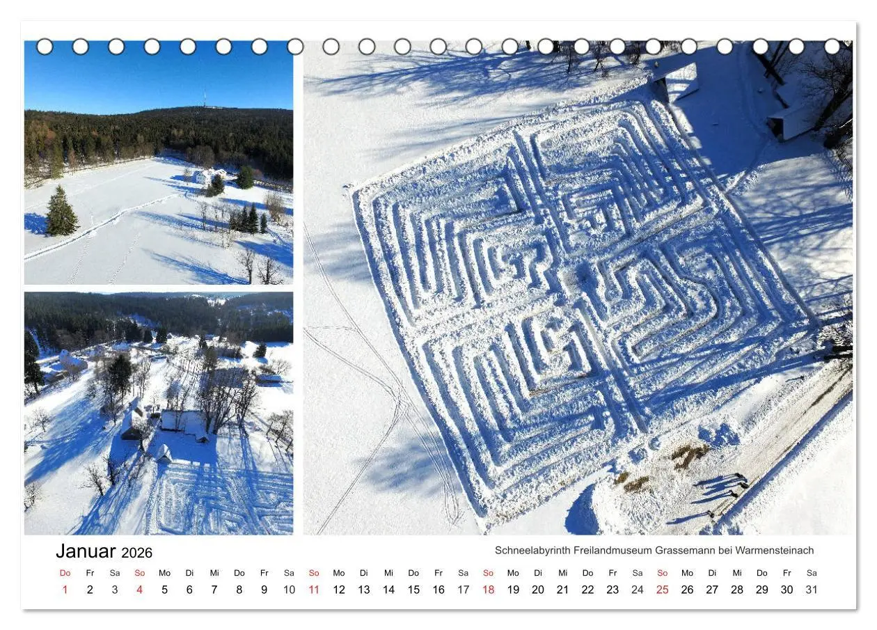 Bild: 9783457811511 | Luftaufnahmen rund um den Ochsenkopf (Tischkalender 2026 DIN A5...