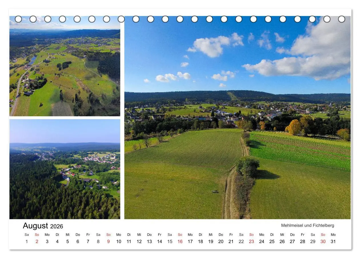 Bild: 9783457811511 | Luftaufnahmen rund um den Ochsenkopf (Tischkalender 2026 DIN A5...