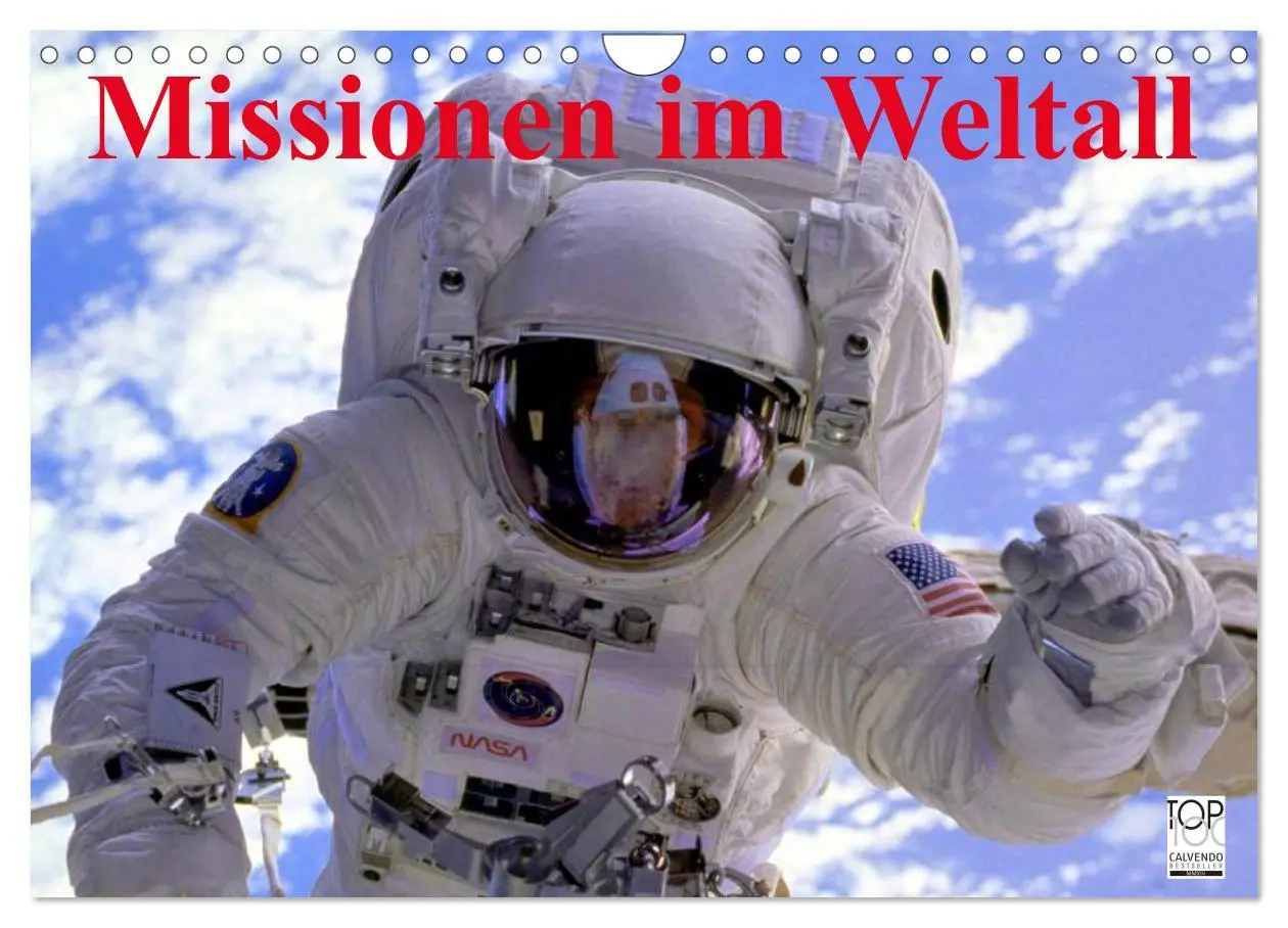 Cover: 9783516141511 | Missionen im Weltall (Wandkalender 2026 DIN A4 quer), CALVENDO...