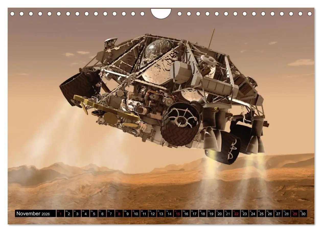 Bild: 9783516141511 | Missionen im Weltall (Wandkalender 2026 DIN A4 quer), CALVENDO...