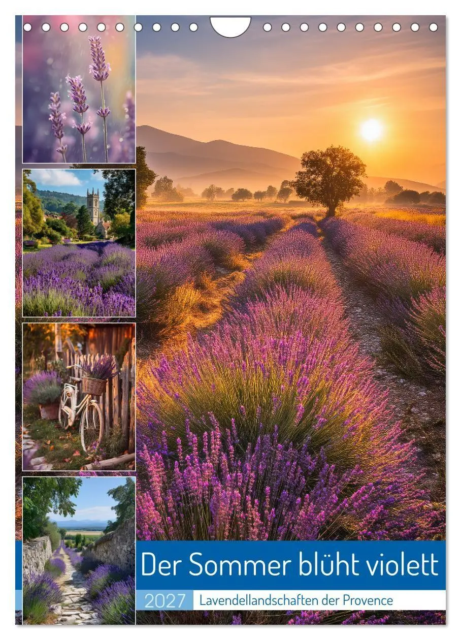 Cover: 9783516761511 | Der Sommer blüht violett (Wandkalender 2027 DIN A4 hoch), CALVENDO...