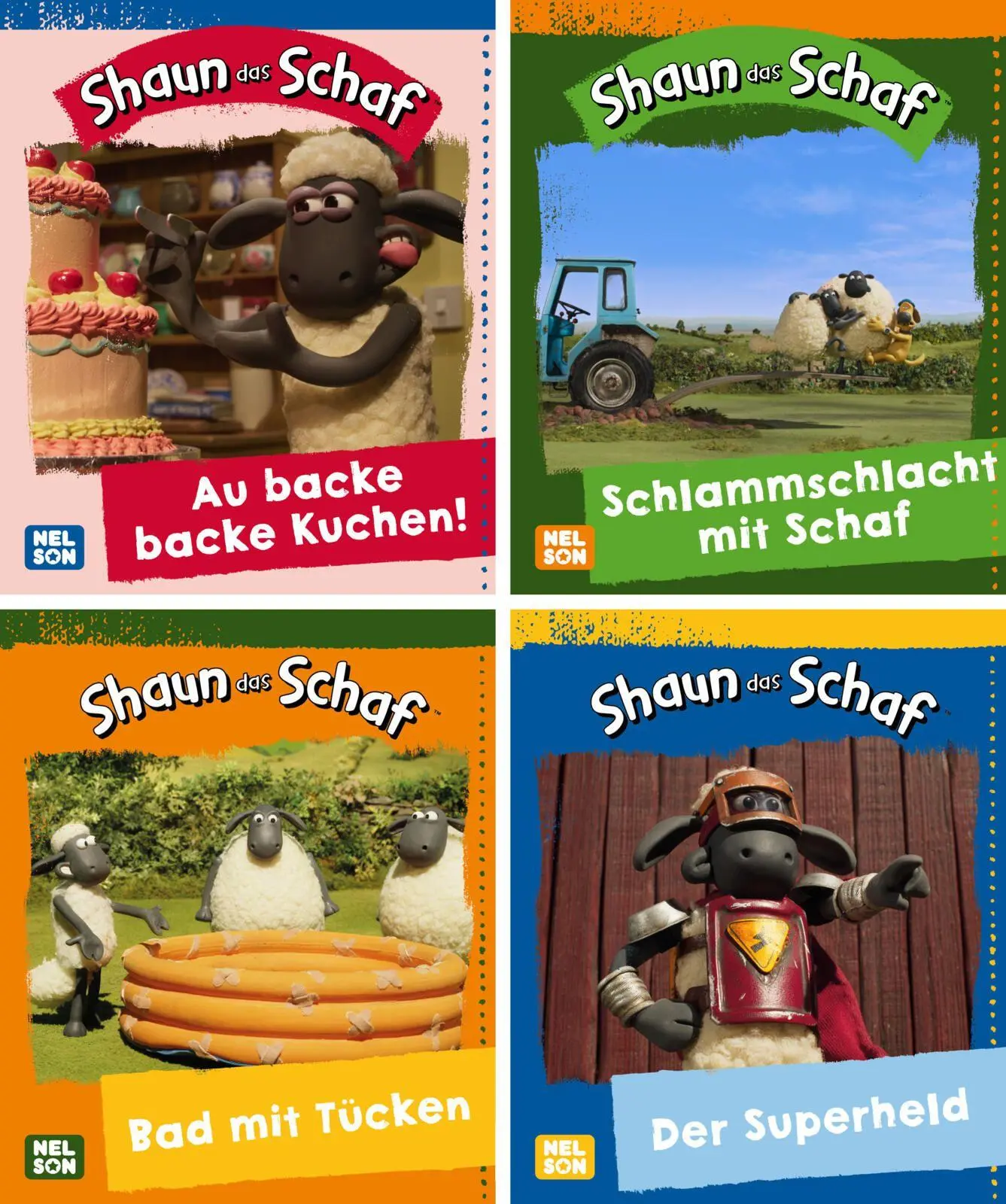 Cover: 9783845131511 | Nelson Mini-Bücher: 4er Shaun das Schaf 1-4 | 4er Set | Taschenbuch