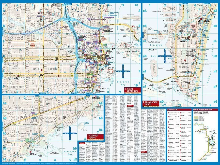 Bild: 9783866091511 | Borch Map Miami | (Land-)Karte | Mehrfarbendruck. Gefalzt | 2 S.