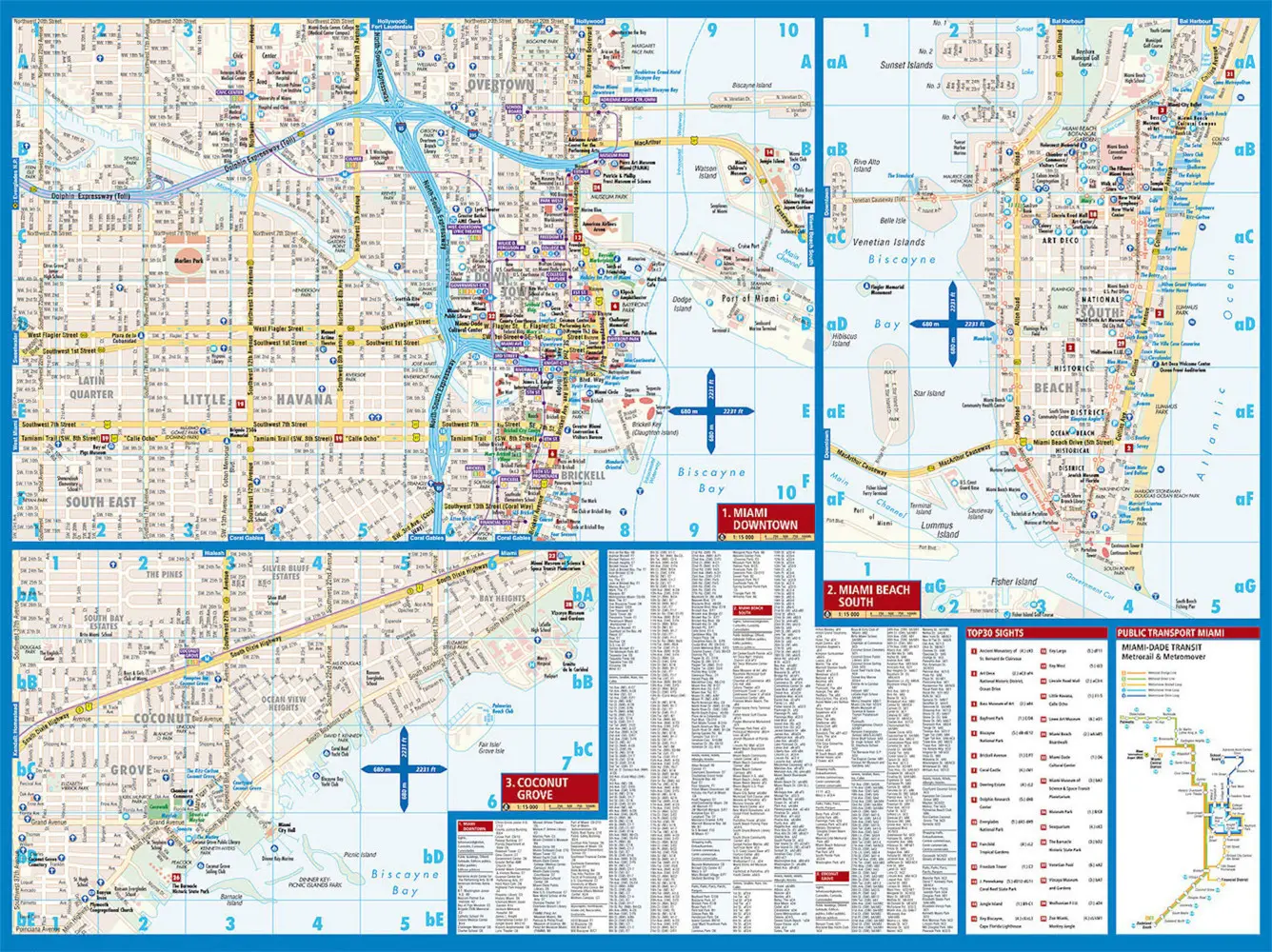 Bild: 9783866091511 | Borch Map Miami | (Land-)Karte | Mehrfarbendruck. Gefalzt | 2 S.