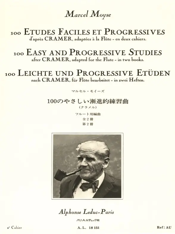 Cover: 9790046181511 | 100 Etudes Faciles Et Progressives 2 | Marcel Moyse | Buch
