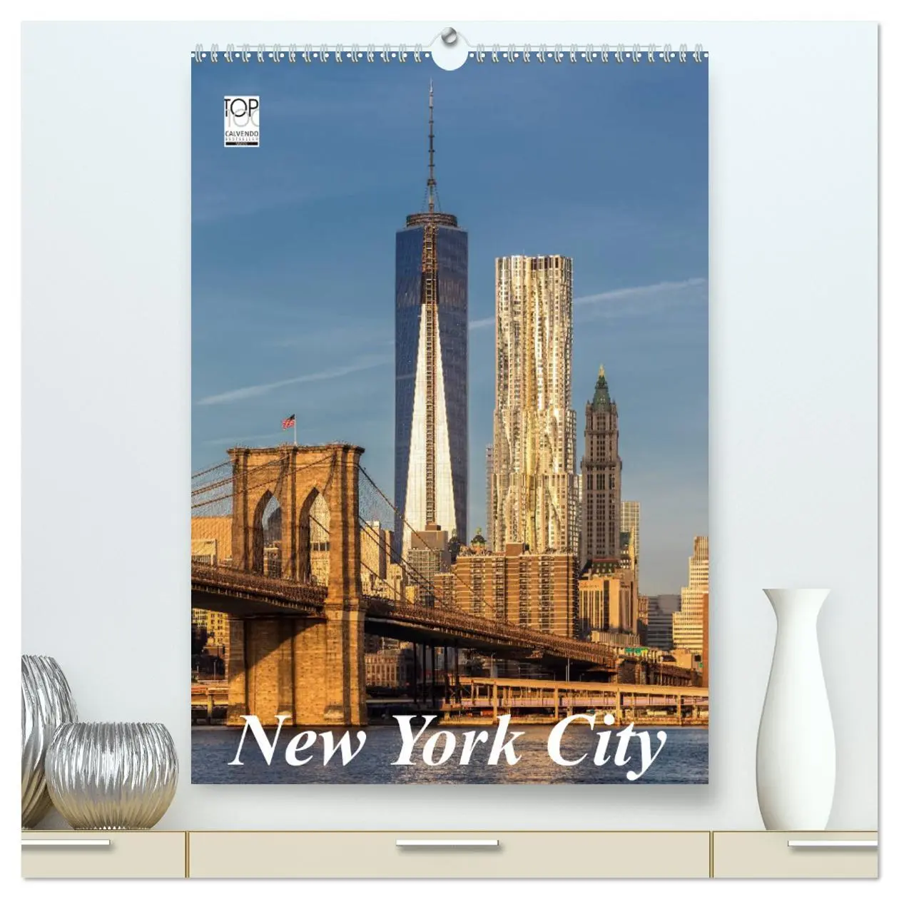 Cover: 9783457041611 | New York City (hochwertiger Premium Wandkalender 2025 DIN A2 hoch),...