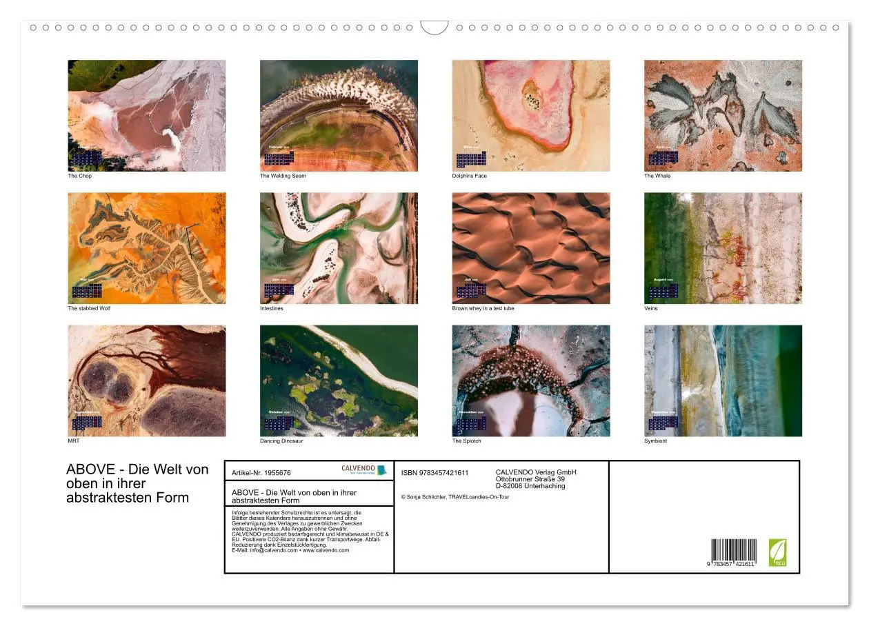 Bild: 9783457421611 | ABOVE - Die Welt von oben in ihrer abstraktesten Form (Wandkalender...