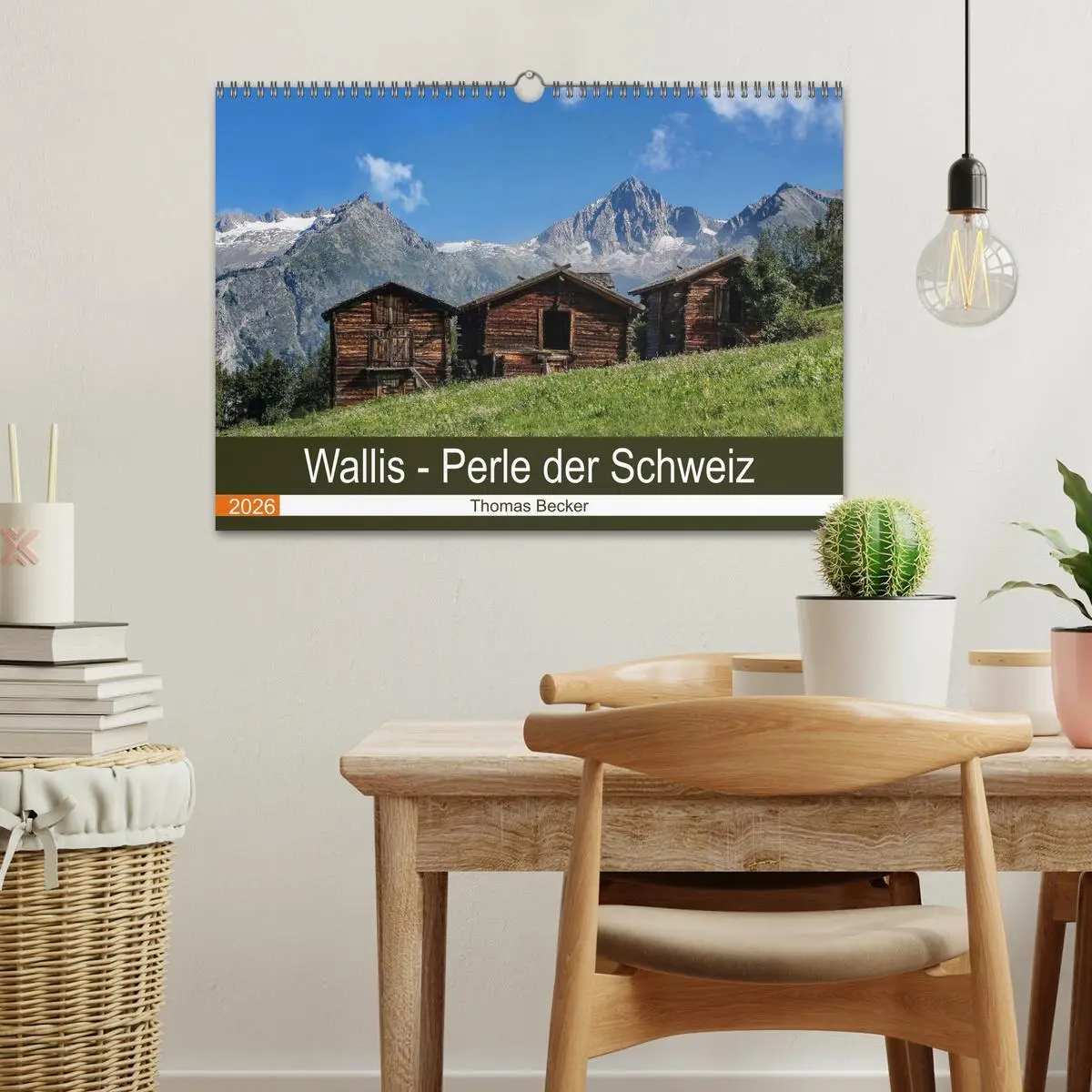 Bild: 9783516061611 | Wallis. Perle der Schweiz (Wandkalender 2026 DIN A3 quer), CALVENDO...