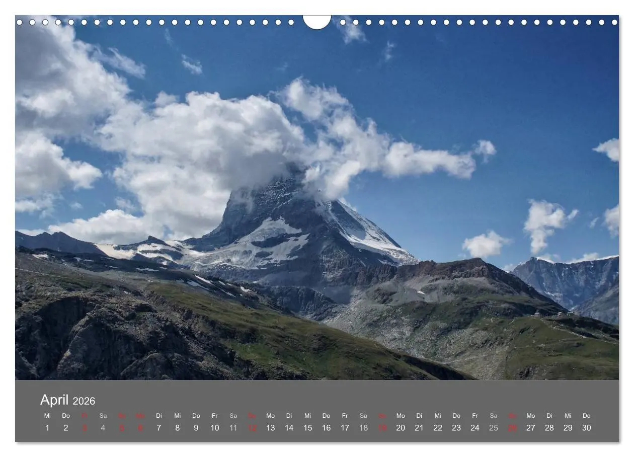 Bild: 9783516061611 | Wallis. Perle der Schweiz (Wandkalender 2026 DIN A3 quer), CALVENDO...