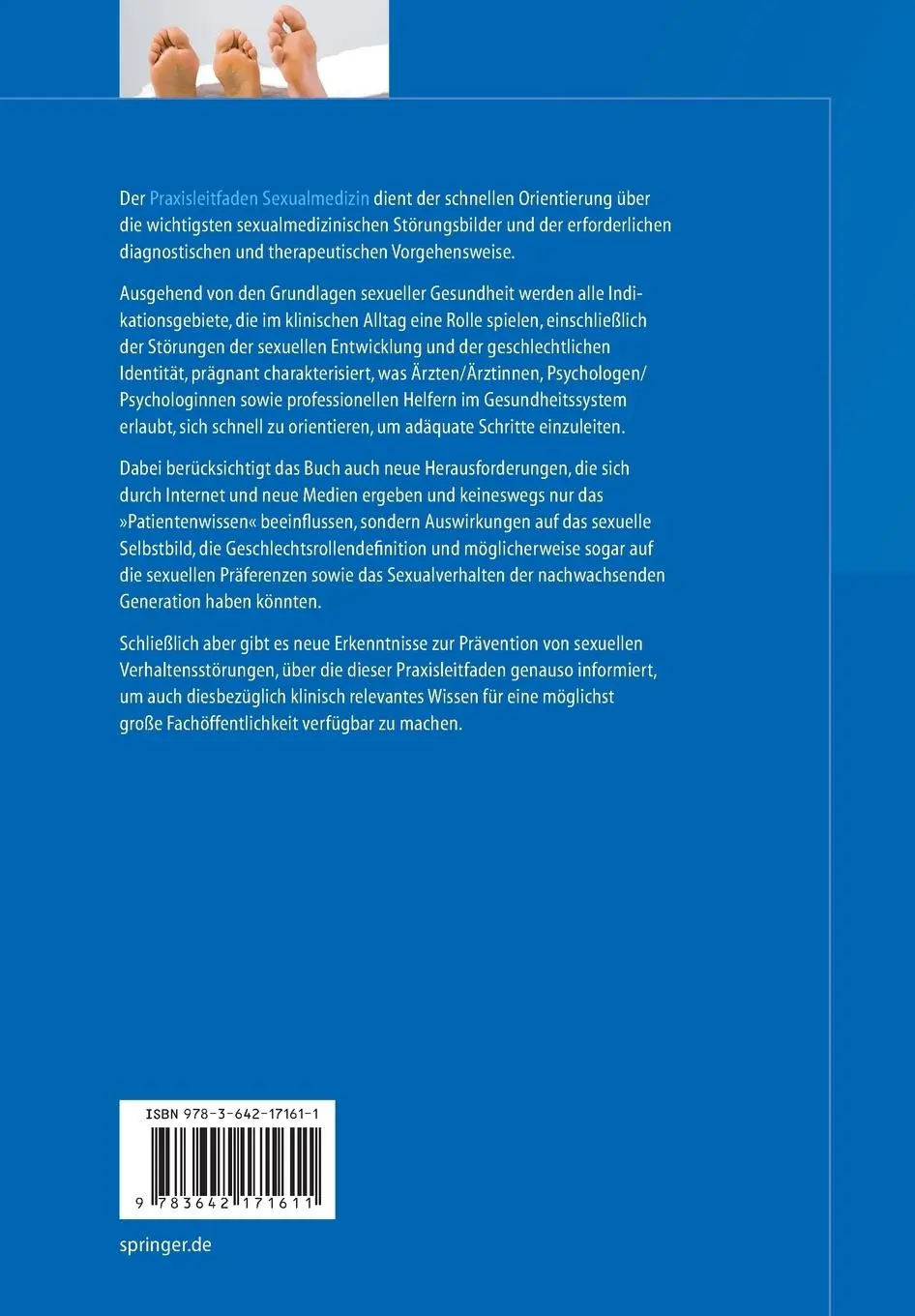 Rückseite: 9783642171611 | Praxisleitfaden Sexualmedizin | Von der Theorie zur Therapie | Buch