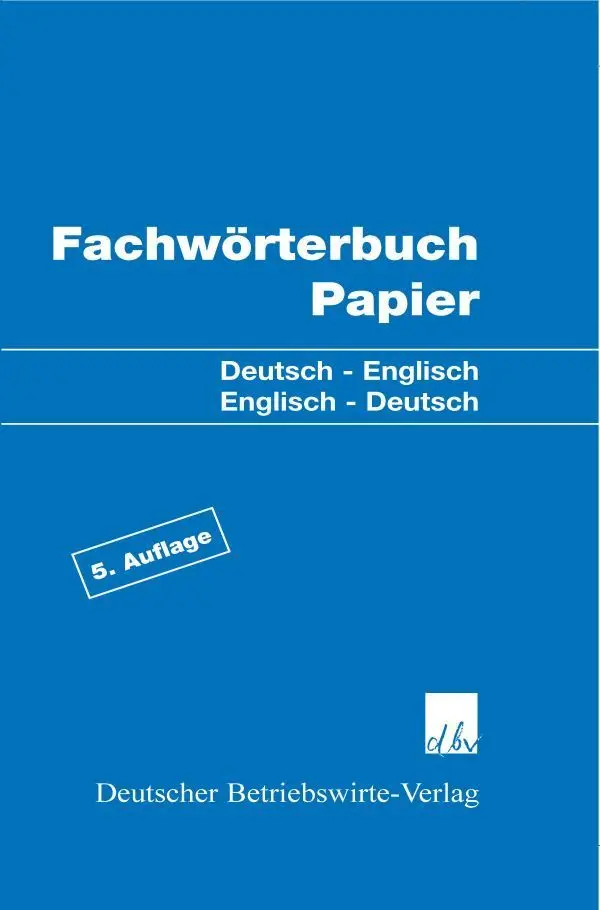 Cover: 9783886401611 | Fachwörterbuch Papier | Casimir Katz | Buch | 335 S. | Deutsch | 2015