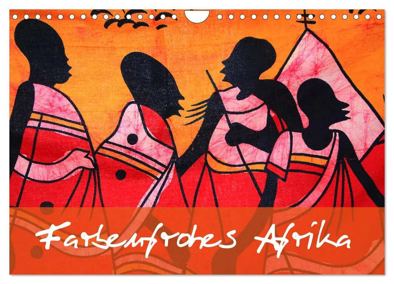 Cover: 9783457891711 | Farbenfrohes Afrika (Wandkalender 2026 DIN A4 quer), CALVENDO...