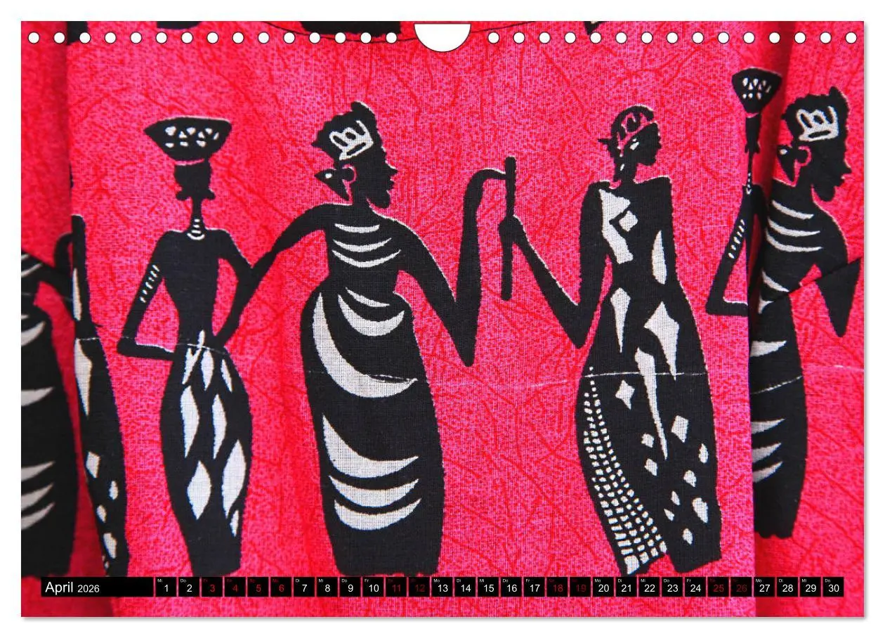 Bild: 9783457891711 | Farbenfrohes Afrika (Wandkalender 2026 DIN A4 quer), CALVENDO...