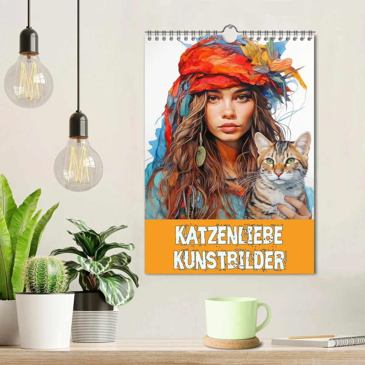 Bild: 9783516291711 | Katzenliebe Kunstbilder (Wandkalender 2026 DIN A4 hoch), CALVENDO...