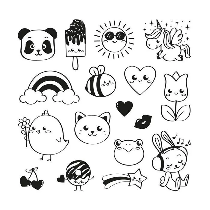 Bild: 3660016851811 | ALADINE - Kinder Stempel Funny Kawaii | 3085181 | ALADINE