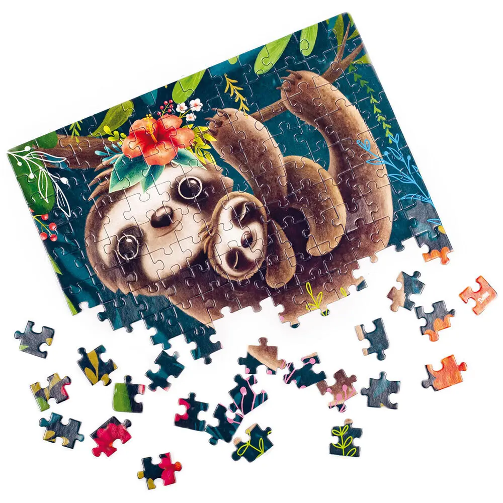 Bild: 5903858961811 | Puzzle Süßes Faultier DT100-06 | PL ES PT RU BY | Spiel | DT100-06