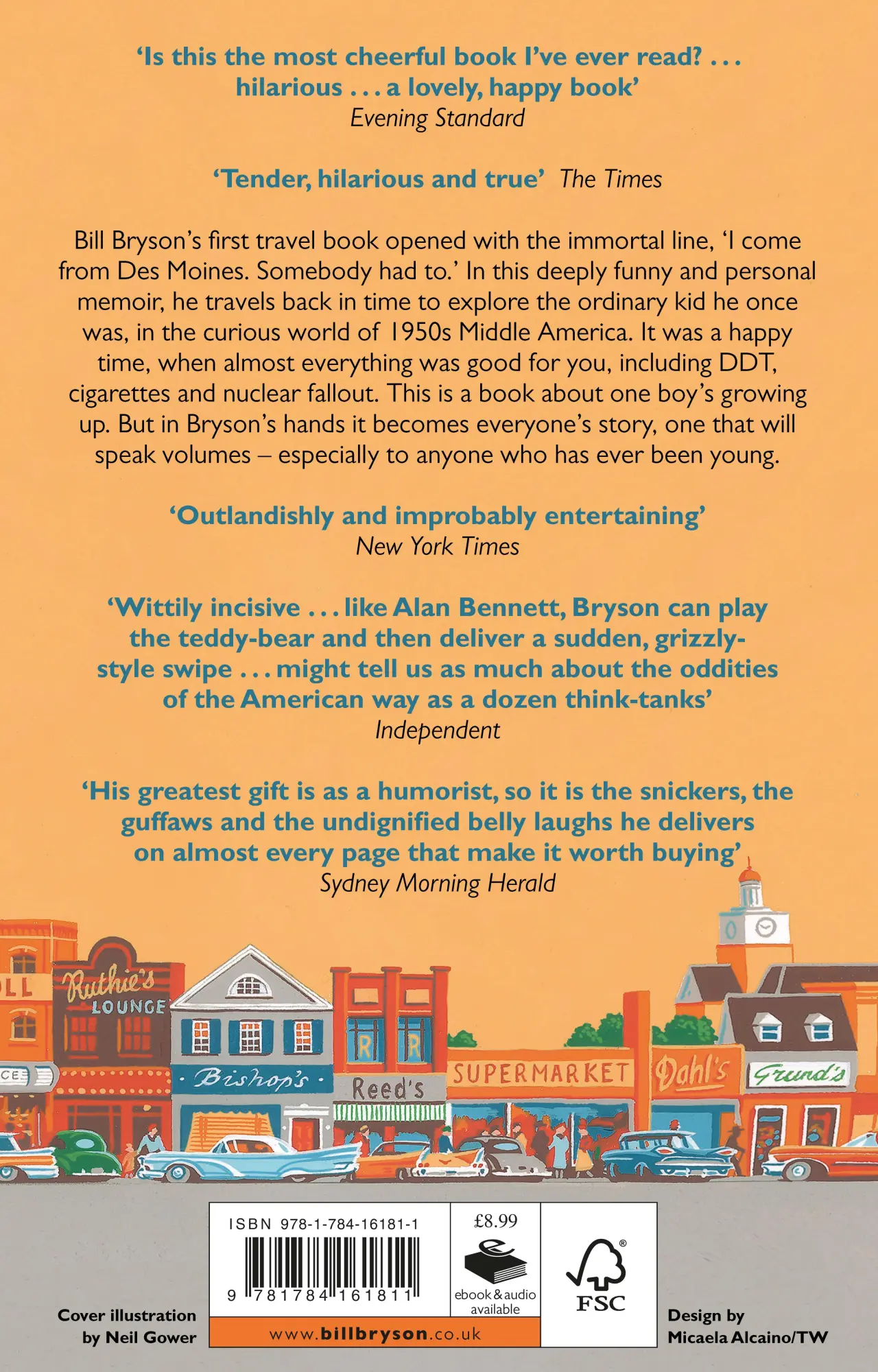 Rückseite: 9781784161811 | The Life And Times Of The Thunderbolt Kid | Bill Bryson | Taschenbuch