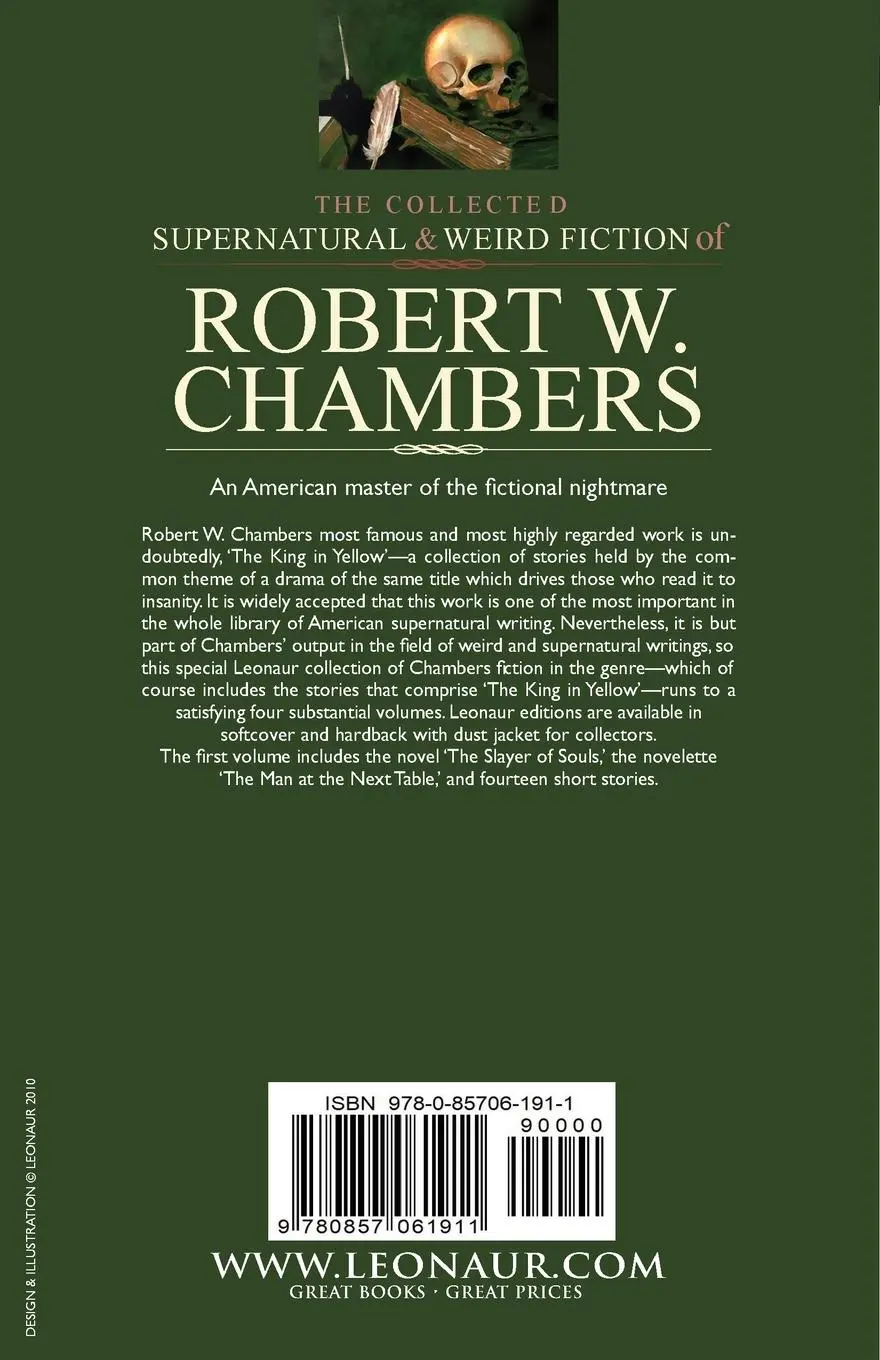 Rückseite: 9780857061911 | The Collected Supernatural and Weird Fiction of Robert W. Chambers