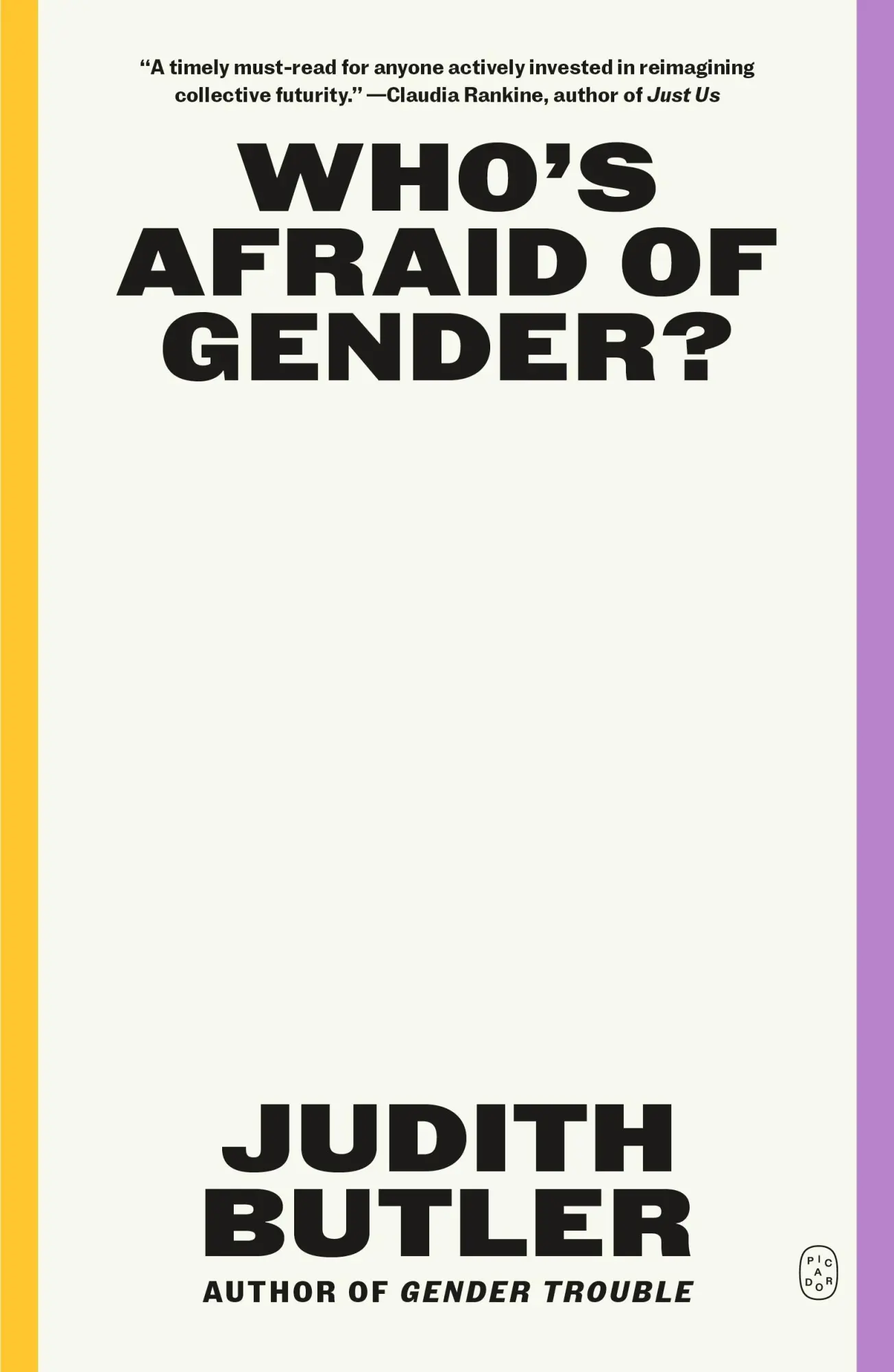 Cover: 9781250371911 | Who's Afraid of Gender? | Judith Butler | Taschenbuch | Picador | 2025