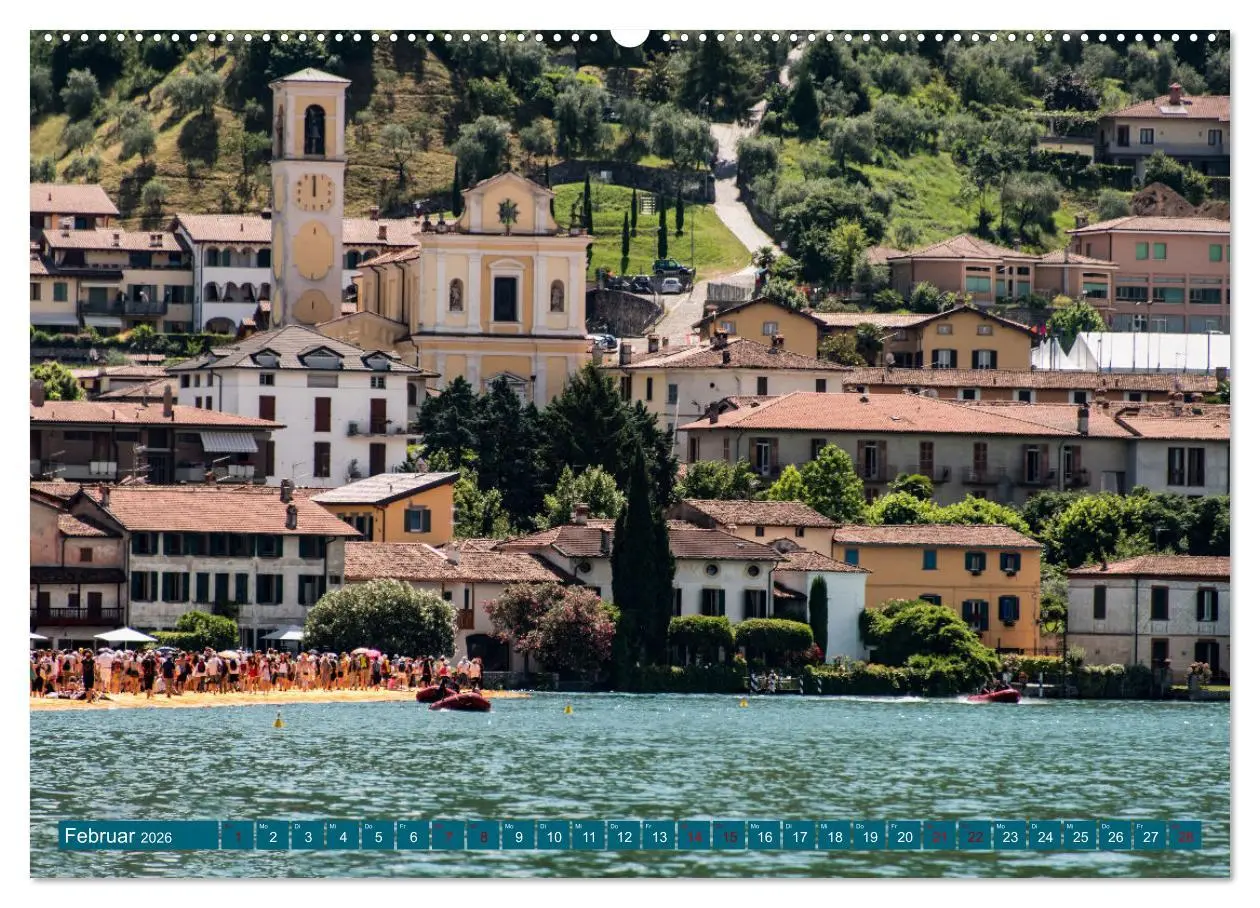 Bild: 9783457631911 | Iseo-See (Wandkalender 2026 DIN A2 quer), CALVENDO Monatskalender
