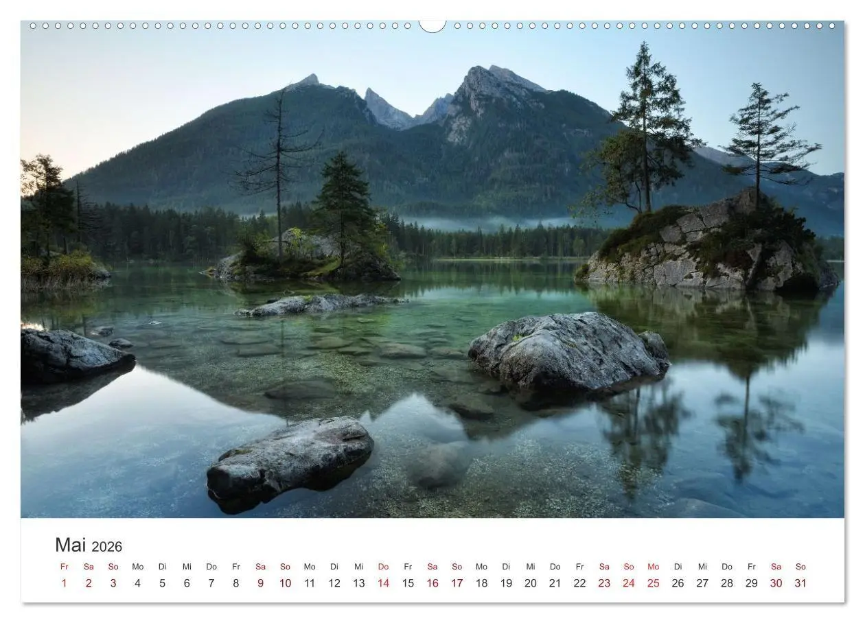 Bild: 9783516721911 | Magie der Bergseen - Spiegelungen im Licht der Berge (Wandkalender...