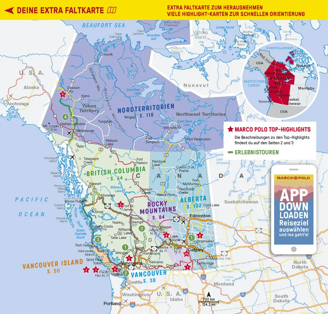Bild: 9783829731911 | MARCO POLO Reiseführer Kanada West, Rocky Mountains, Vancouver | Buch