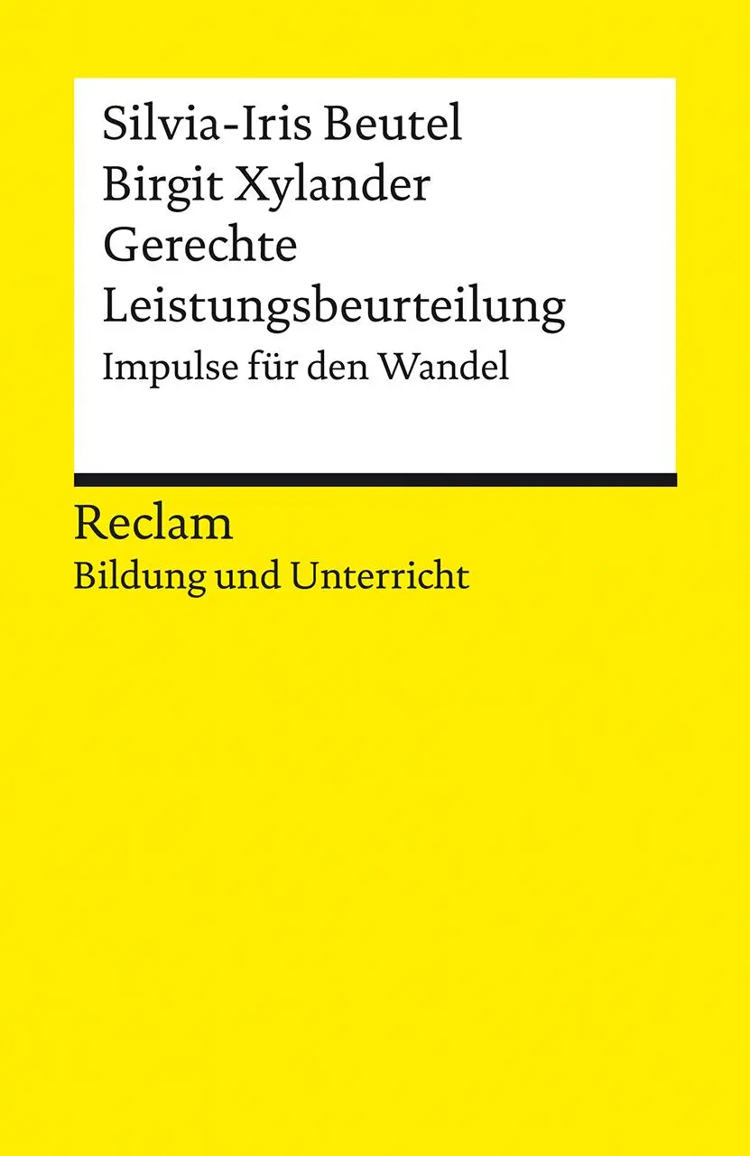 Cover: 9783150142011 | Gerechte Leistungsbeurteilung. Impulse für den Wandel | Beutel (u. a.)