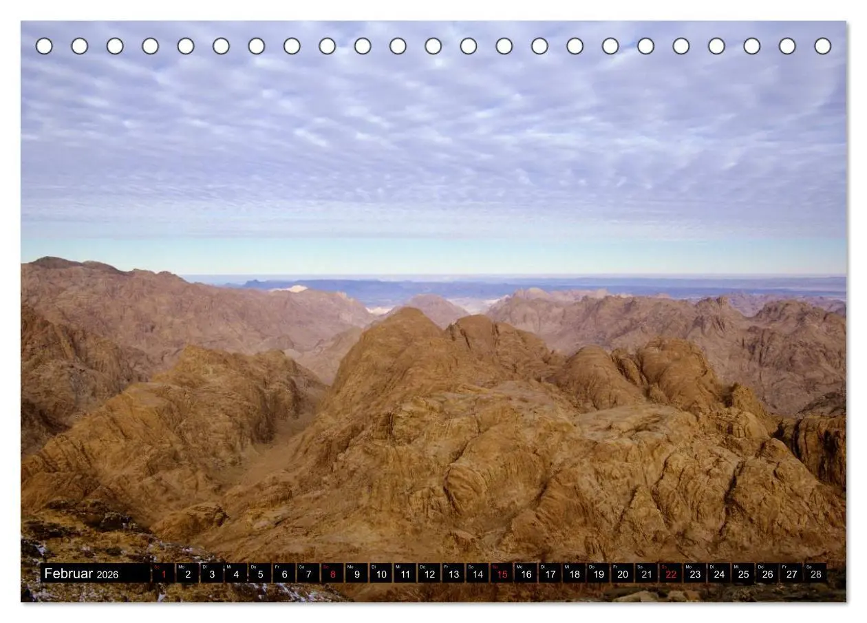 Bild: 9783516092011 | Sinai - Landschaft aus Fels und Sand (Tischkalender 2026 DIN A5...