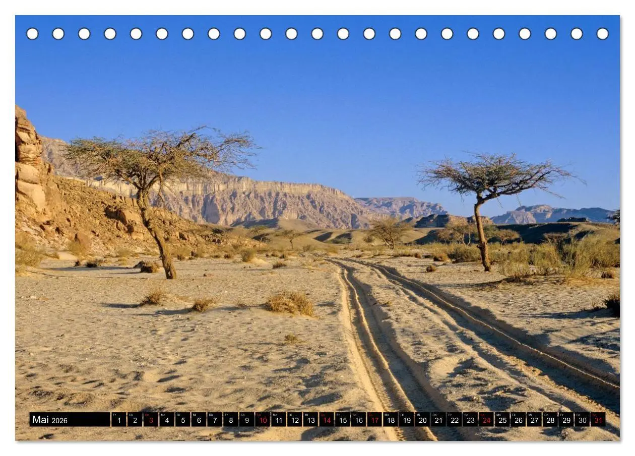 Bild: 9783516092011 | Sinai - Landschaft aus Fels und Sand (Tischkalender 2026 DIN A5...
