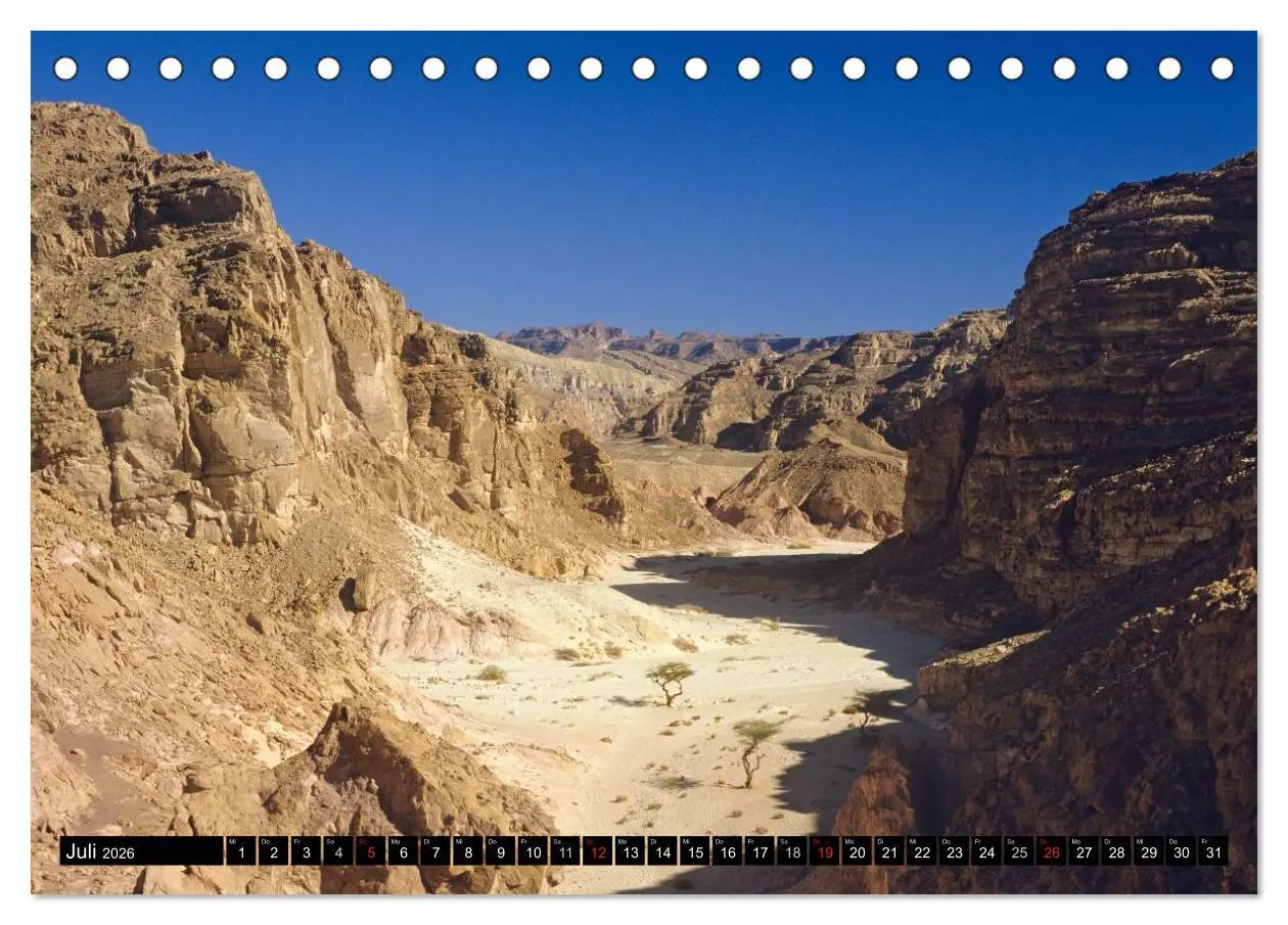 Bild: 9783516092011 | Sinai - Landschaft aus Fels und Sand (Tischkalender 2026 DIN A5...