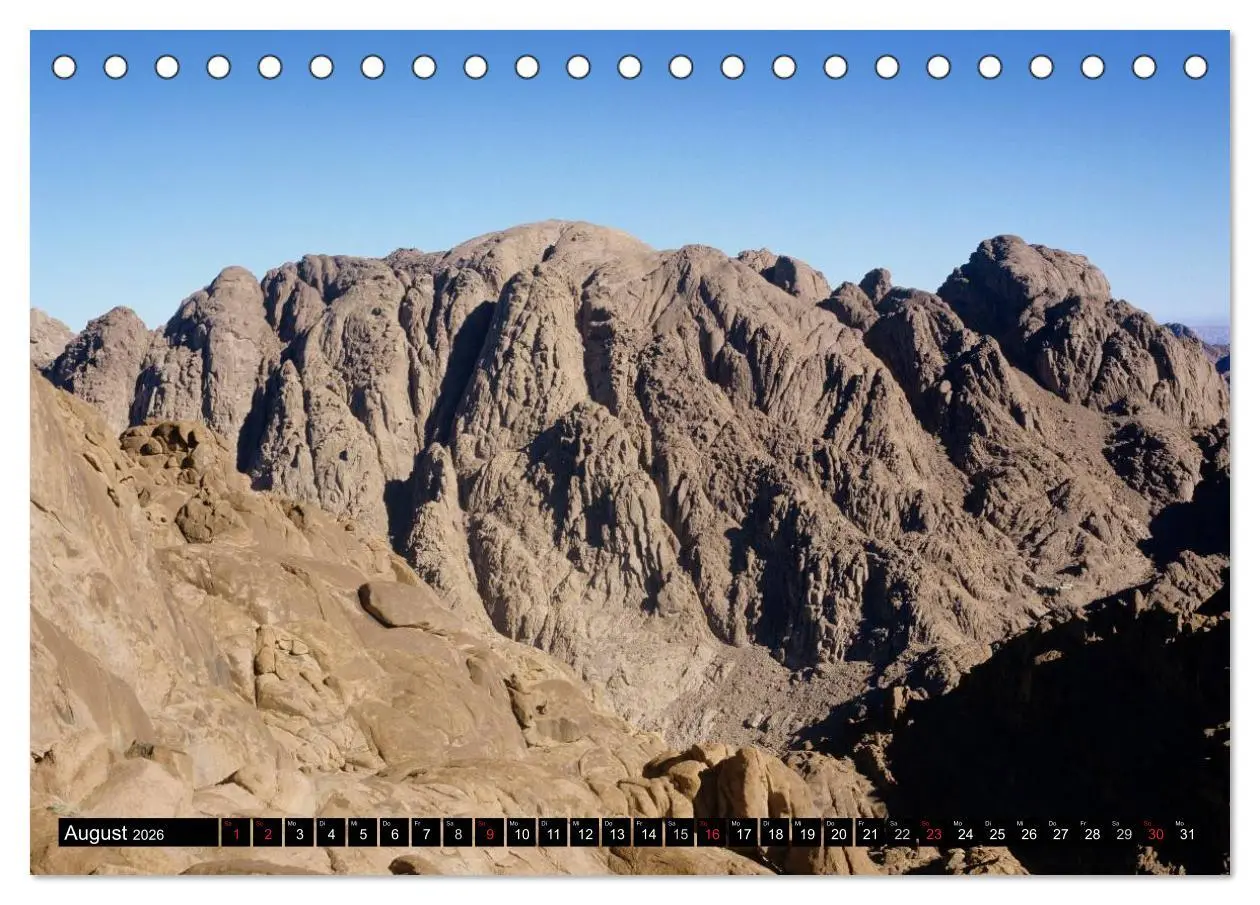 Bild: 9783516092011 | Sinai - Landschaft aus Fels und Sand (Tischkalender 2026 DIN A5...