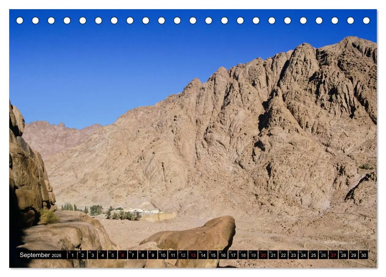 Bild: 9783516092011 | Sinai - Landschaft aus Fels und Sand (Tischkalender 2026 DIN A5...