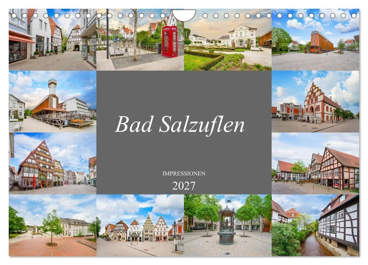 Cover: 9783569492011 | Bad Salzuflen Impressionen (Wandkalender 2027 DIN A4 quer),...